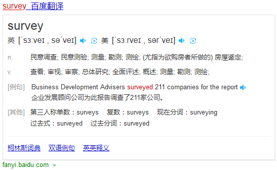 surveys